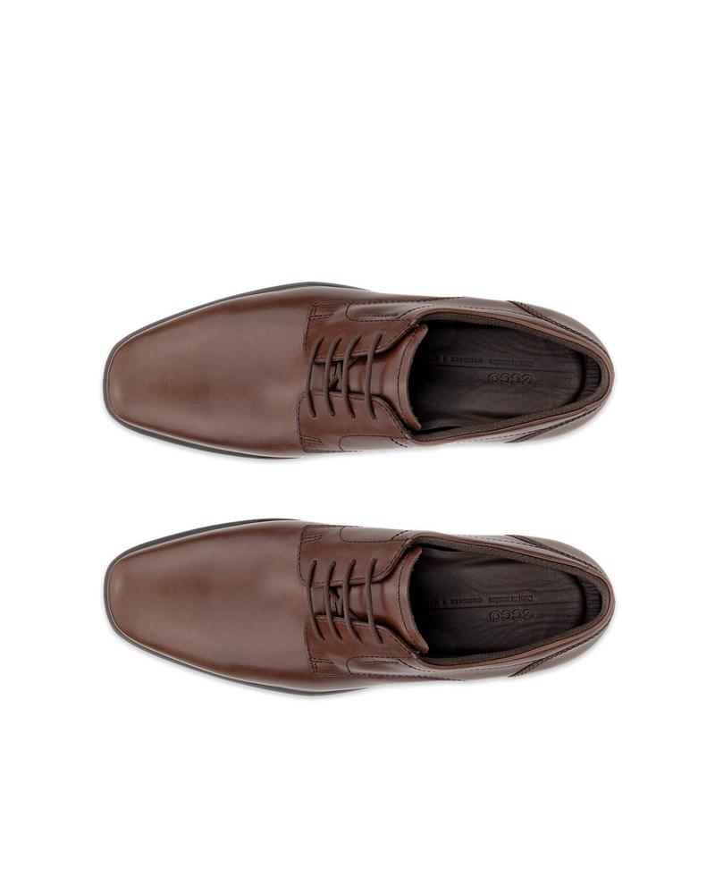 ECCO METROPOLE MILAN Herren Derbyschuhe aus Leder - Braun