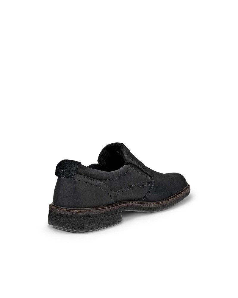 ECCO Turn Herren Lederslipper mit Gore-Tex - Schwarz