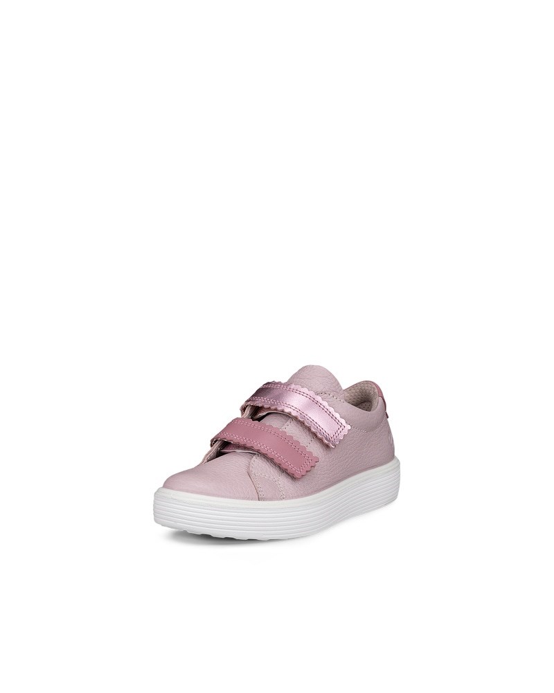 ECCO SOFT 60 Kinder Ledersneaker - Rosa