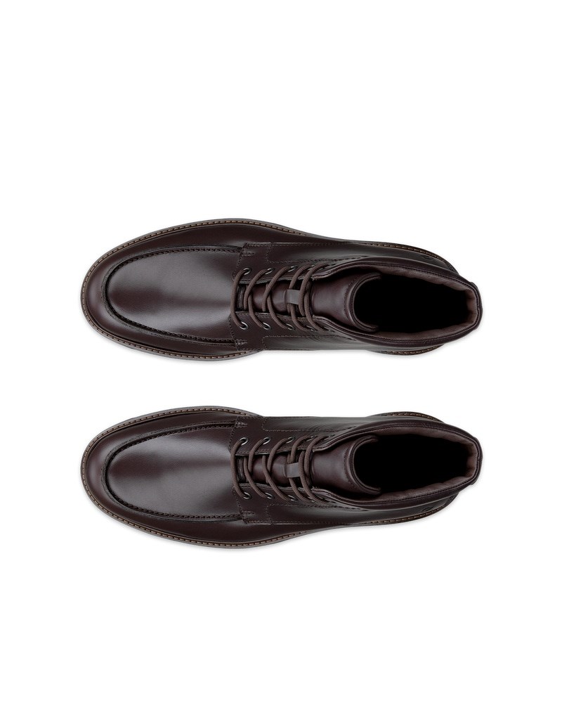 ECCO METROPOLE OSLO Herren Halbhoher Stiefel aus Leder mit Gore-Tex - Braun