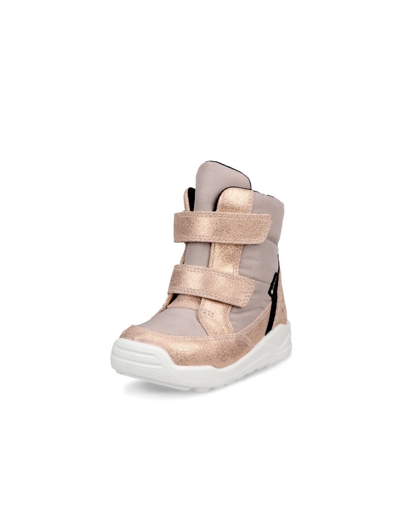 ECCO Urban Mini Kinder Ankle Boot aus Veloursleder mit Gore-Tex - Rosa