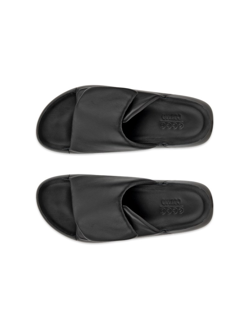 ECCO Cozmo PF Damen Ledersandale - Schwarz