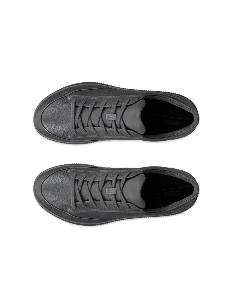 ECCO SOFT ZERO Herren Sneaker aus Nubukleder - Grau