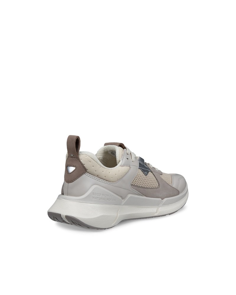 ECCO BIOM 2.2 Damen Sneaker aus Nubukleder - Grau