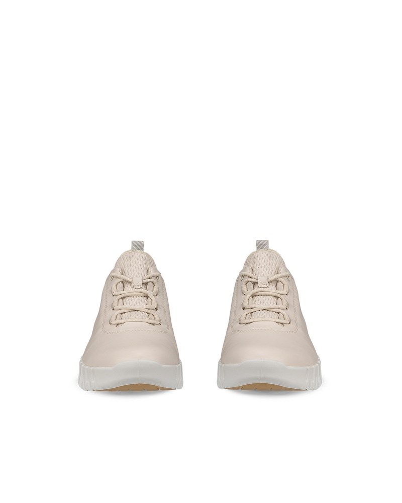 ECCO Gruuv Damen Ledersneaker - Beige