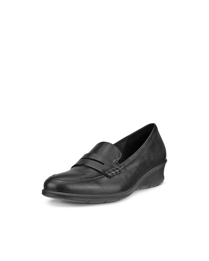 ECCO FELICIA Damen Lederloafer - Schwarz