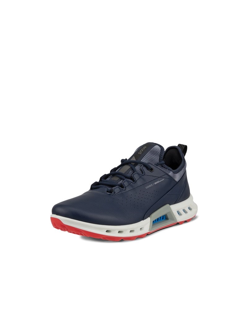 ECCO Golf Biom C4 Damen Golfschuh aus Leder mit Gore-Tex - Blau