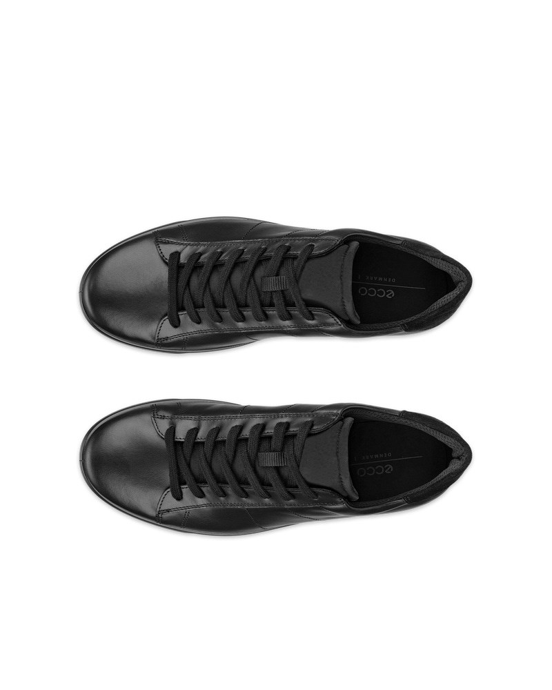 ECCO Street Lite Herren Ledersneaker - Schwarz