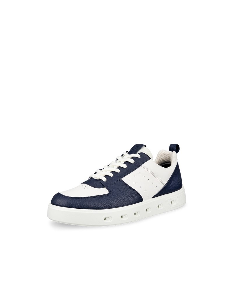 ECCO Street 720 Herren Ledersneaker mit Gore-Tex - Blau