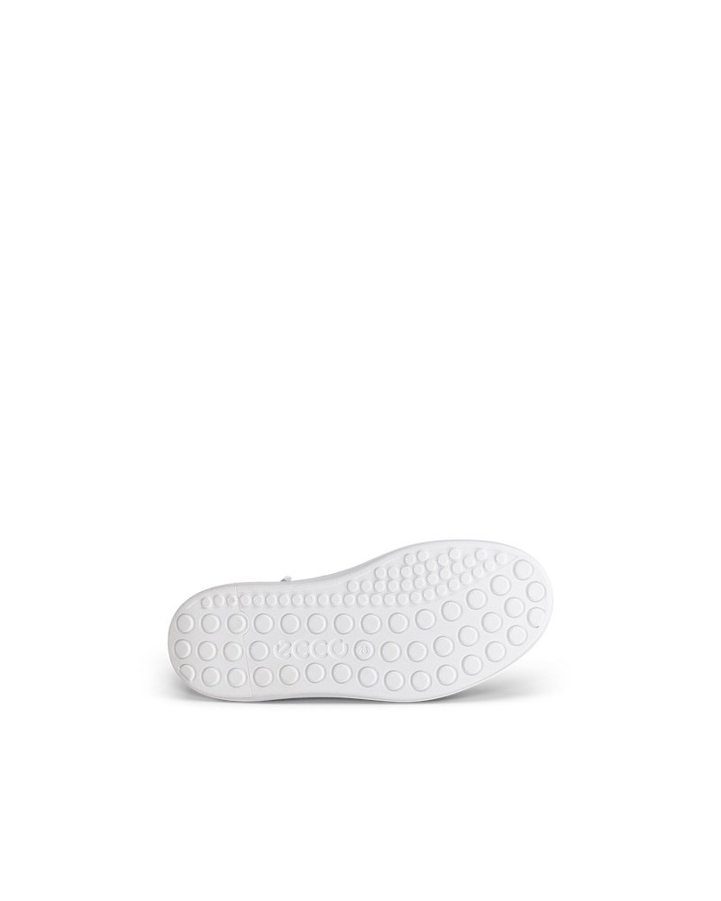 ECCO Soft 60 Kinder High-Top Sneaker aus Leder  - Weiß