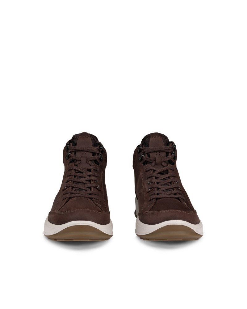 ECCO Byway 2.0 Herren Wasserdichte Ankle Boot aus Nubukleder - Braun