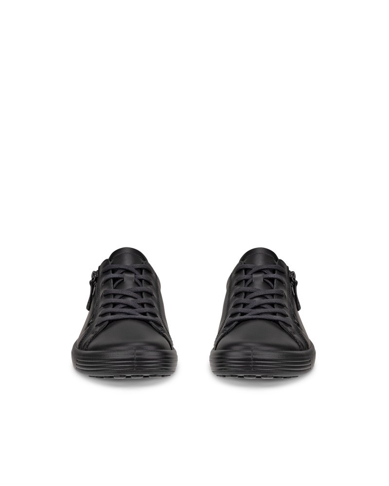 ECCO SOFT 7 Damen Ledersneaker - Schwarz