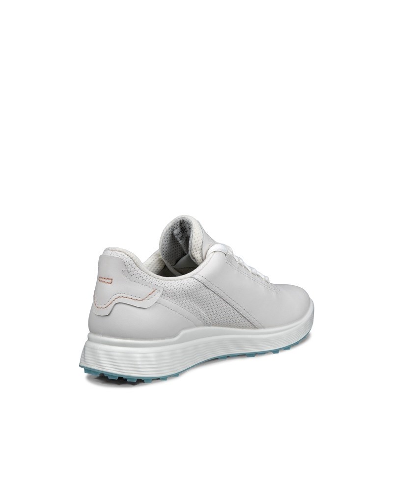 ECCO Golf S-Casual Damen Wasserdichte Golfschuh aus Leder - Weiß