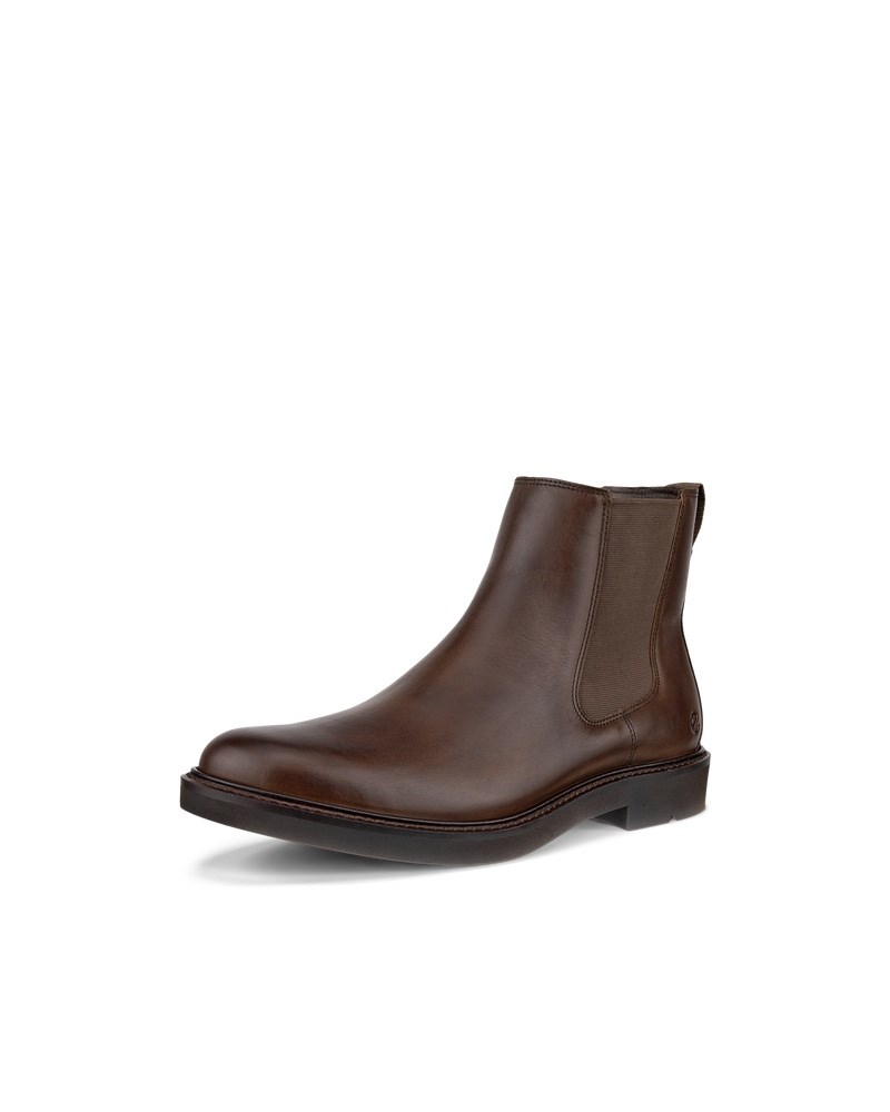 ECCO Metropole London Herren Chelsea Boot aus Leder - Braun