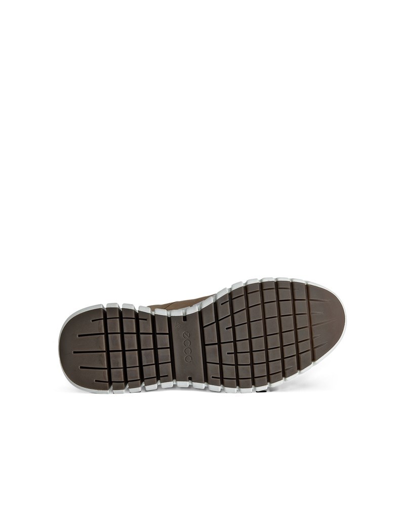 ECCO GRUUV Herren Sneaker aus Nubukleder - Braun