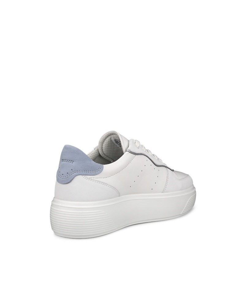 ECCO Street Platform Damen Ledersneaker - Weiß