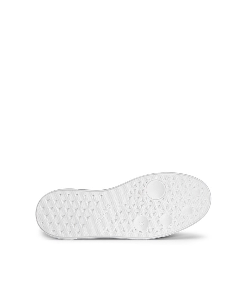 ECCO Street Platform Damen Ledersneaker - Weiß