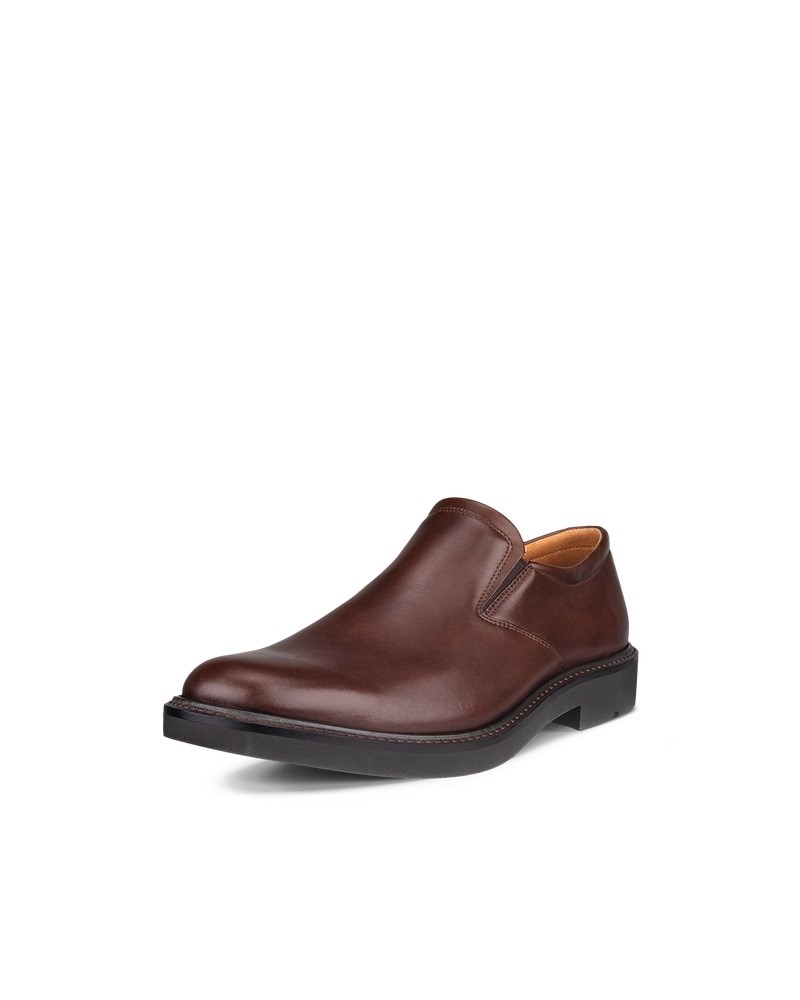 ECCO Metropole London Herren Lederslipper Business - Braun