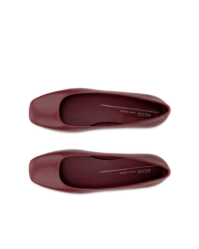 ECCO MARGOT Damen Lederballerina - Rot