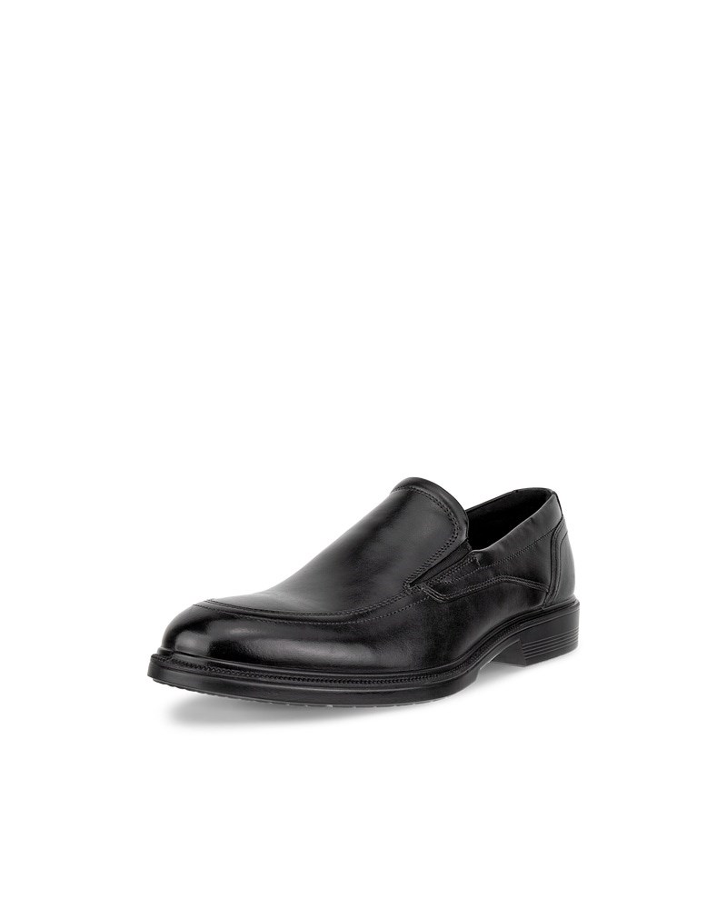 ECCO Lisbon Herren Lederslipper Business - Schwarz