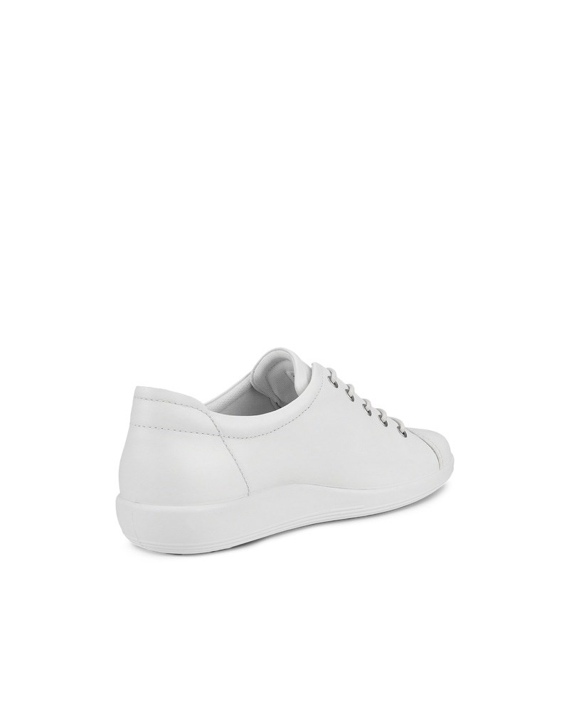ECCO Soft 2.0 Damen Ledersneaker - Weiß