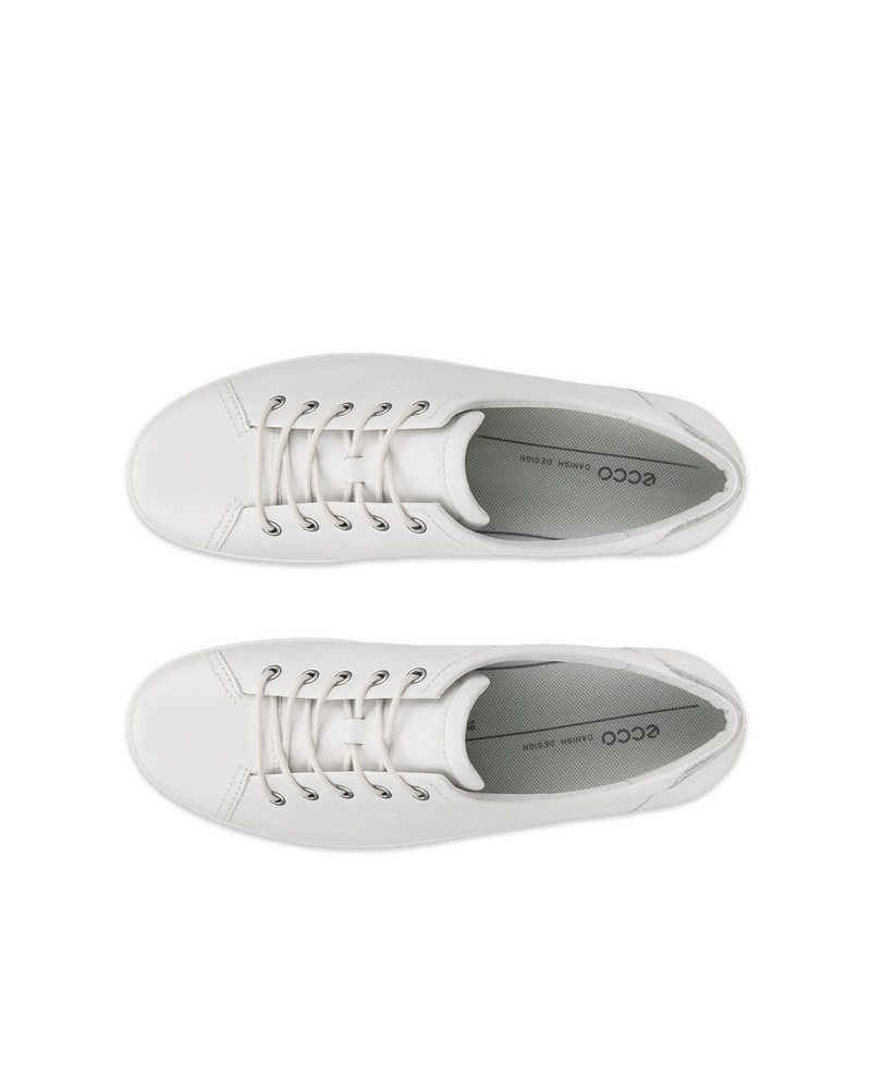 ECCO Soft 2.0 Damen Ledersneaker - Weiß
