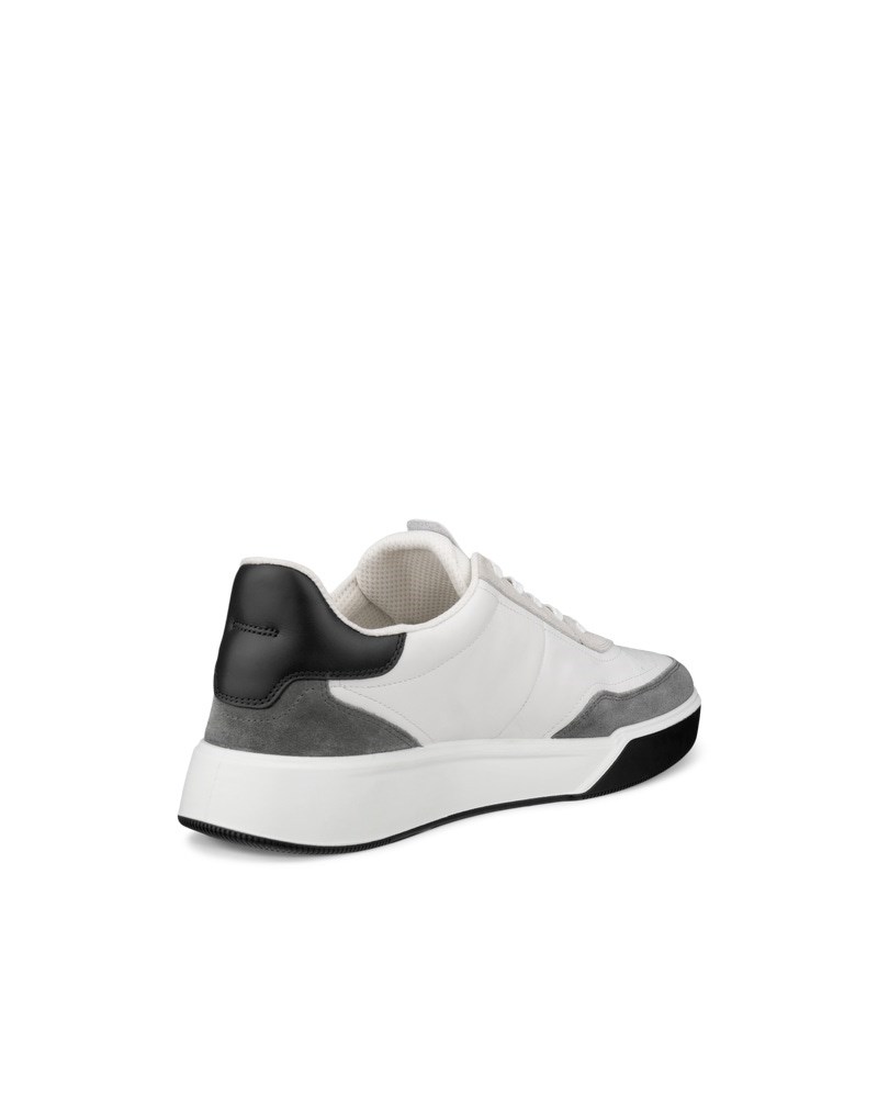 ECCO STREET COURT Herren Ledersneaker - Weiß