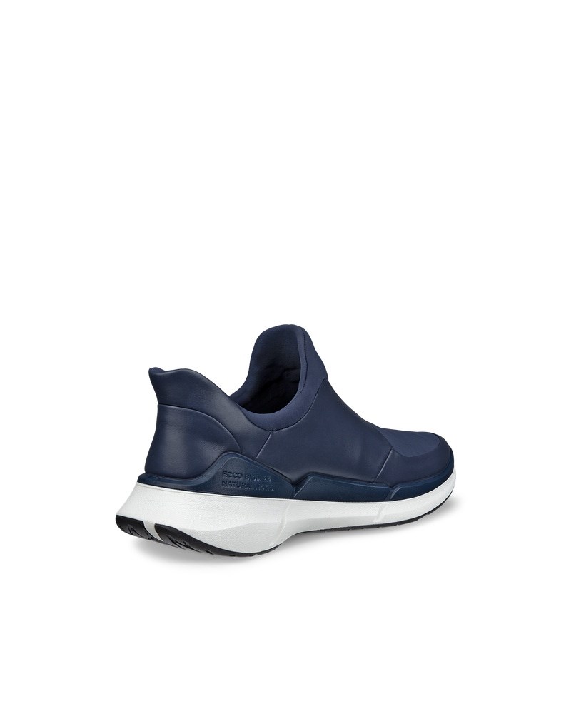 ECCO BIOM 2.2 Herren Sneaker aus Leder & Textil - Blau
