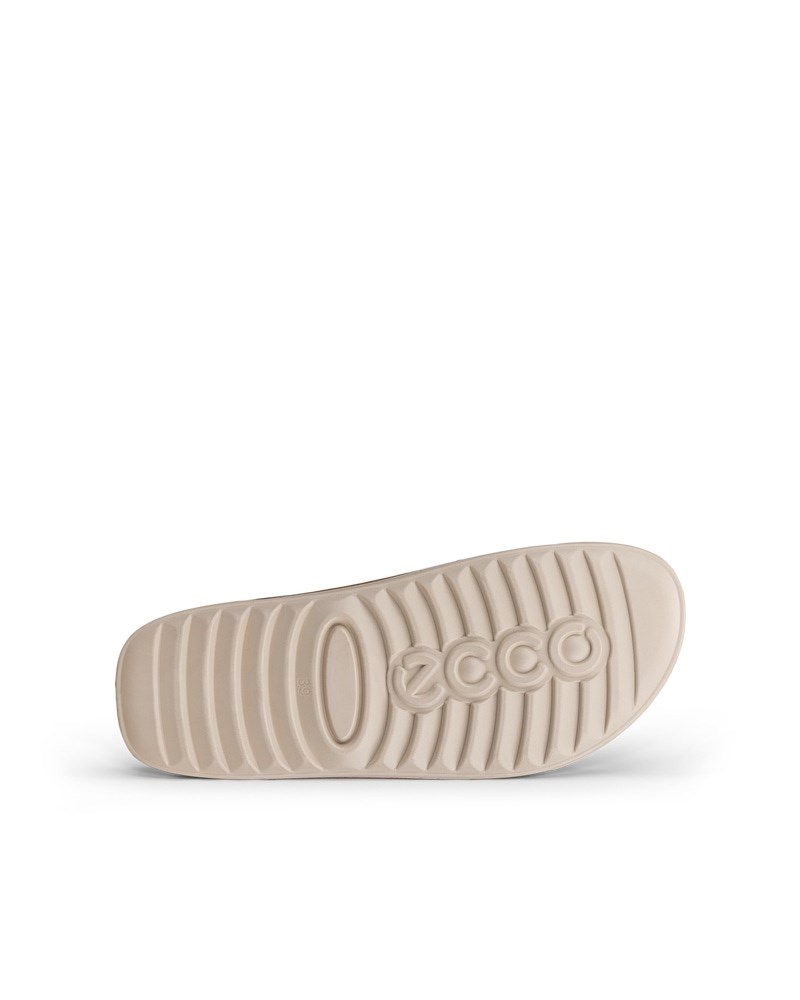 ECCO Cozmo Damen Nubuksandale mit zwei Riemen - Braun