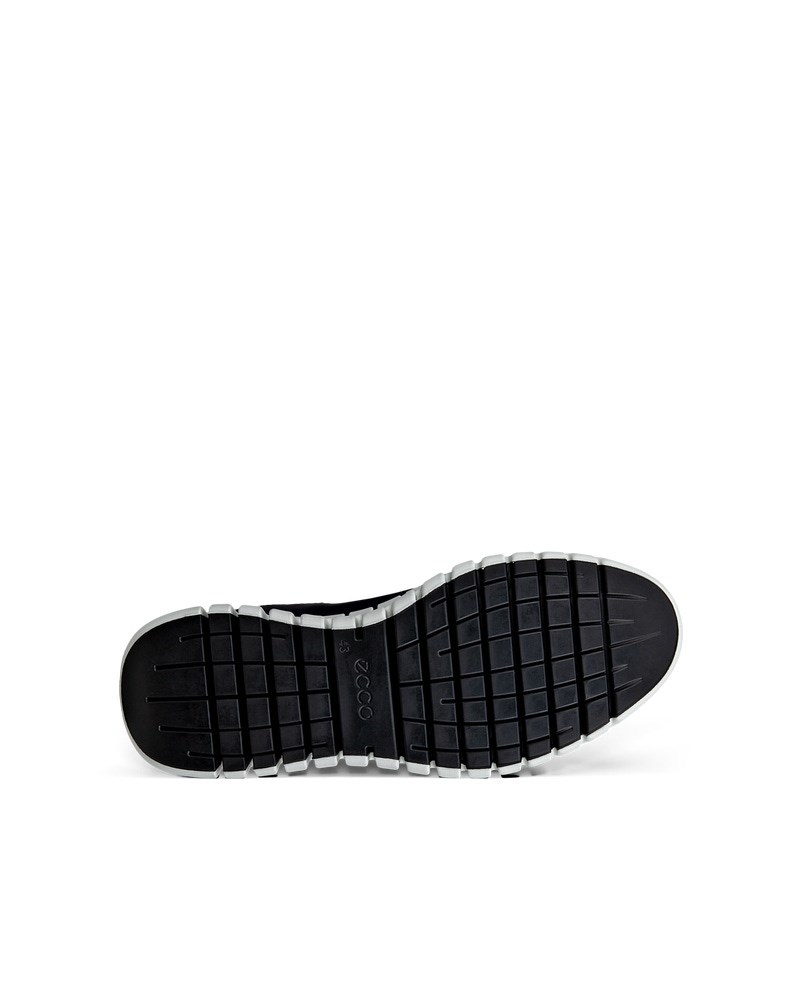 ECCO GRUUV Herren Ledersneaker - Blau