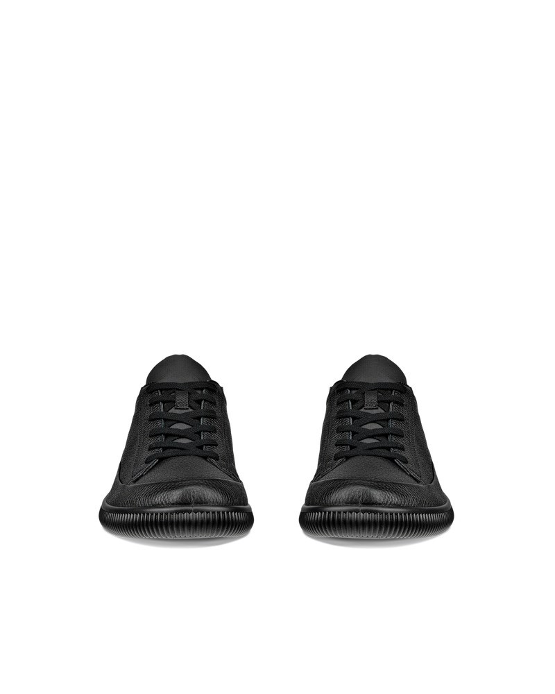 ECCO SOFT ZERO Herren Sneaker aus Nubukleder - Schwarz