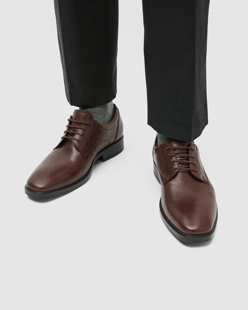 ECCO METROPOLE MILAN Herren Derbyschuhe aus Leder - Braun