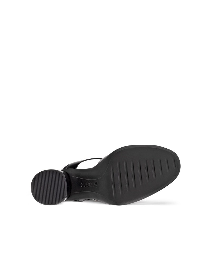 ECCO Sculpted LX 55 Damen Lederpumps mit Blockabsatz - Schwarz