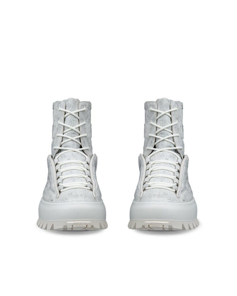 ECCO Street Ace Ral7000 Herren High Top-Ledersneaker - Weiß