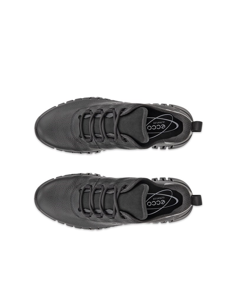 ECCO Gruuv Damen Ledersneaker mit Gore-Tex - Schwarz