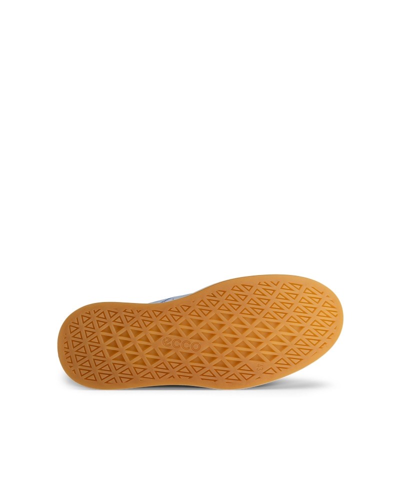 ECCO Street Ace Herren Ledersneaker - Blau