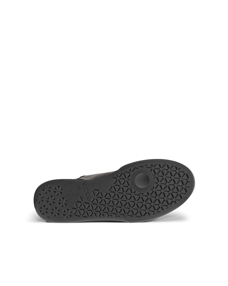 ECCO STREET COURT Damen High Top-Ledersneaker - Schwarz