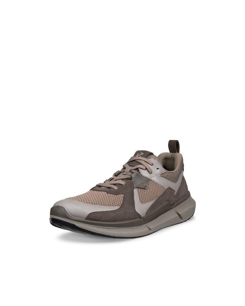 ECCO BIOM 2.2 Herren Sneaker aus Leder & Textil - Braun