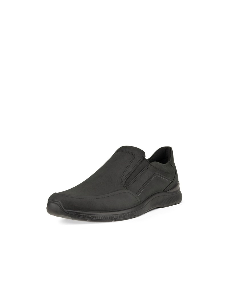 ECCO Irving Herren Nubuk-Slipper - Schwarz