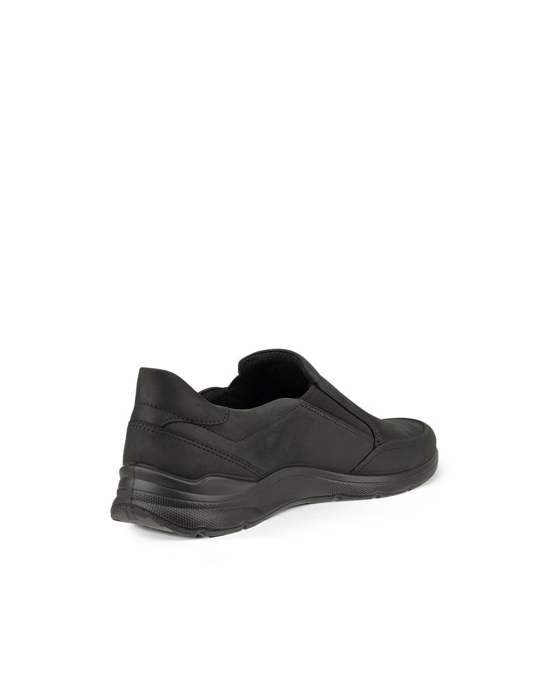 ECCO Irving Herren Nubuk-Slipper - Schwarz