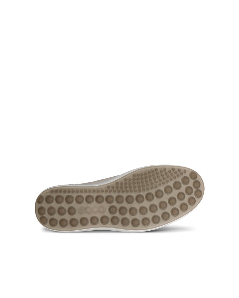 ECCO Soft 7 Herren Ledersneaker - Grau