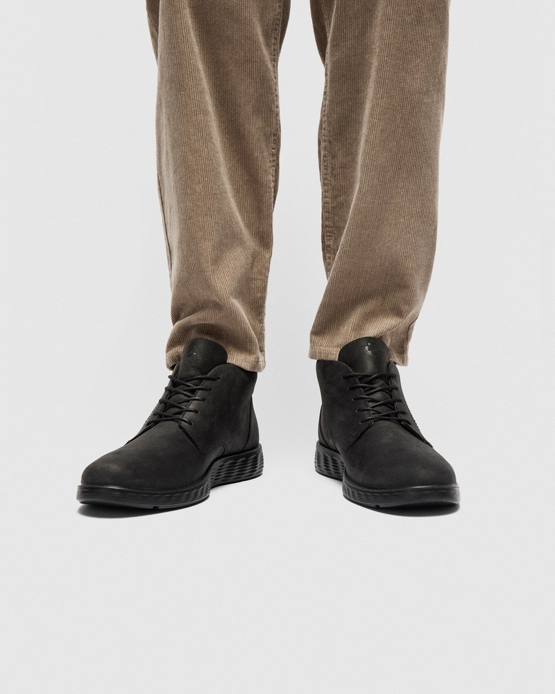 ECCO S Lite Hybrid Herren Gore-Tex Chukka Boot - Schwarz