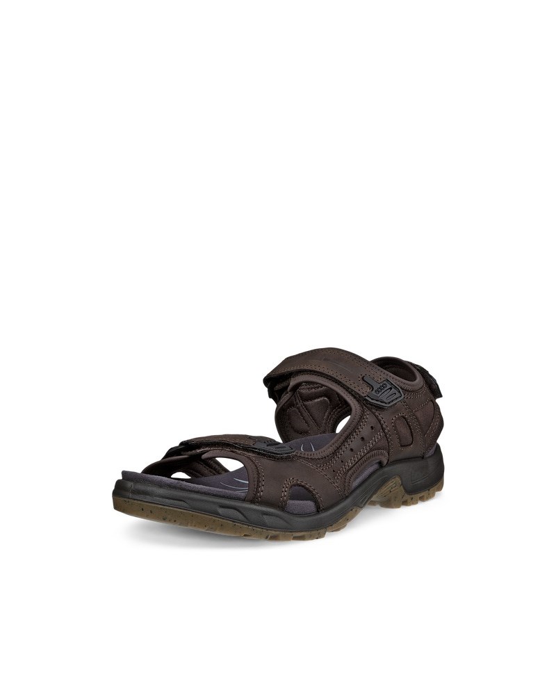 ECCO Offroad Herren Trekkingsandale aus Nubukleder - Braun
