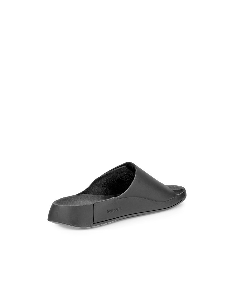 ECCO Cozmo Herren Lederpantolette - Schwarz