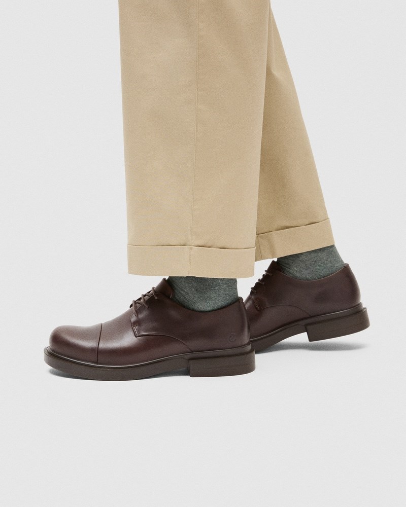 ECCO Metropole Seoul Herren Derbyschuhe aus Leder - Braun