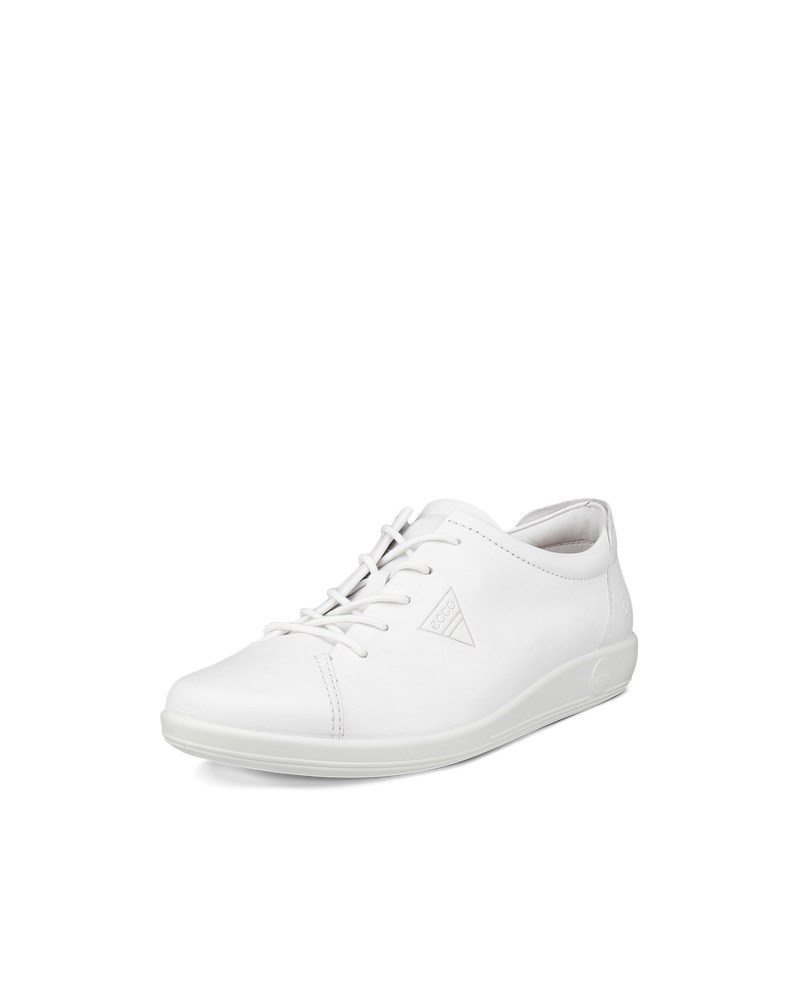 ECCO Soft 2.0 Damen Ledersneaker - Weiß