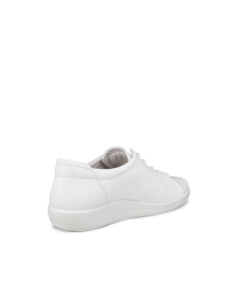 ECCO Soft 2.0 Damen Ledersneaker - Weiß