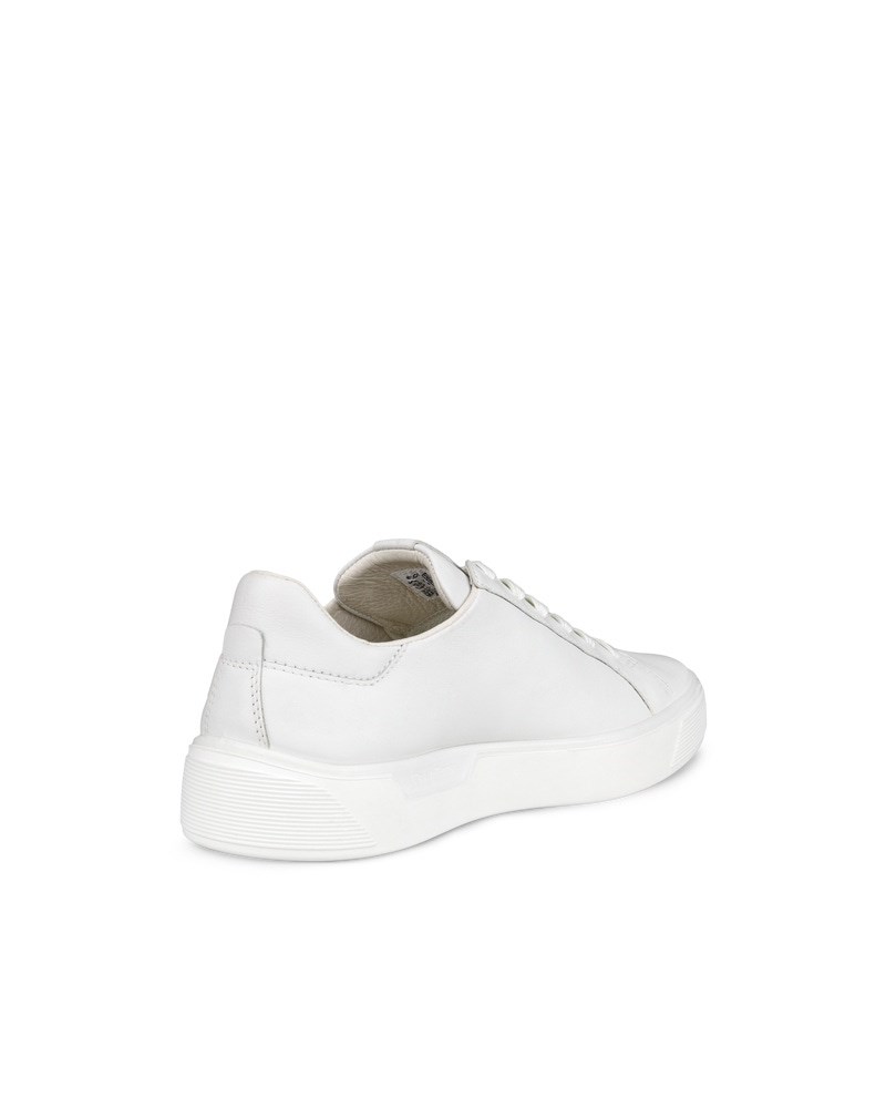 ECCO Street Tray Damen Ledersneaker - Weiß