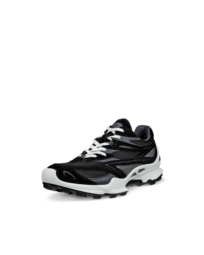 ECCO BIOM C-TRAIL Herren Sneaker aus Veloursleder - Schwarz