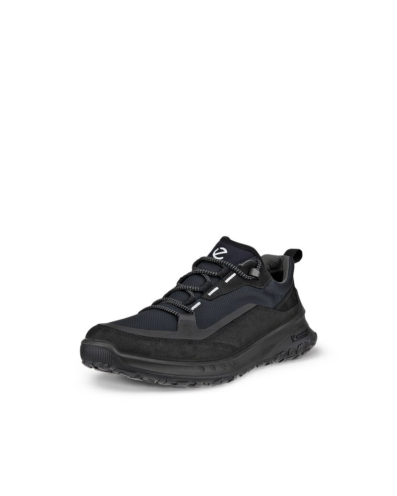 ECCO ULT-TRN Low Herren Wasserdichte Trekkingschuhe aus Nubukleder - Schwarz